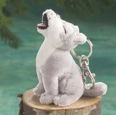 Timber Wolf Keychain
