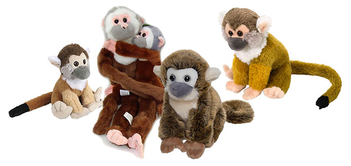 plush squirrel monkey